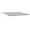 vidaXL Auvent r&eacute;tractable anthracite et blanc 4,5x3 m tissu/aluminium