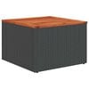 vidaXL Ensemble de canap&eacute; de jardin avec stockage 7 pcs Noir polyrotin