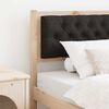 vidaXL T&ecirc;te de lit Autre Marron et noir 90 cm Bois massif en pin
