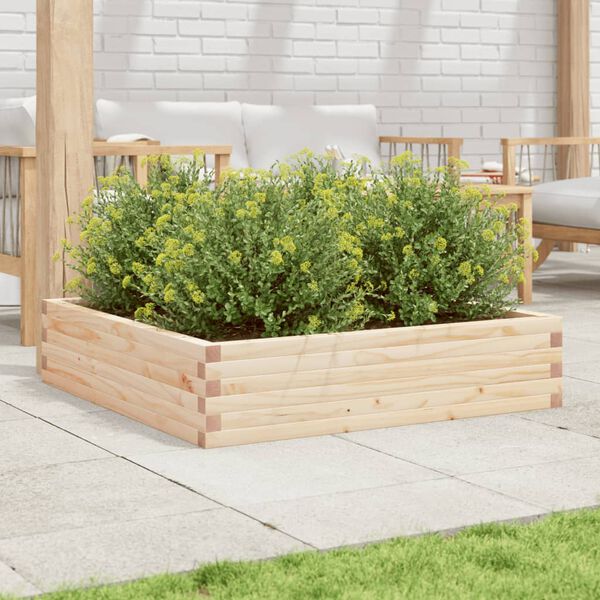 vidaXL Jardini&egrave;re 100x100x23 cm bois de pin massif