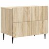 vidaXL Cabinet de chevet Ch&ecirc;ne Sonoma 62 x 34,5 x 49,5 cm