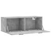 vidaXL Armoire murale gris b&eacute;ton 100x36,5x35 cm bois d'ing&eacute;nierie