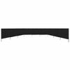 vidaXL Paravent 9 panneaux Tissu 1200 x 120 cm Noir