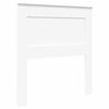 vidaXL Cadre de lit avec t&ecirc;te de lit Blanc 75 x 190 cm Pin massif