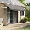 vidaXL Auvent r&eacute;tractable anthracite 300x150 m tissu et acier