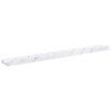 vidaXL &Eacute;tag&egrave;re Murale avec &eacute;tag&egrave;re 4 pcs Marbre blanc 80 x 9 x 3 cm