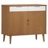 vidaXL Buffet MOLDE Marron 90x40x80 cm Bois massif de pin