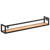 vidaXL &Eacute;tag&egrave;res murales 2 pcs 120 cm Bois d'acacia massif