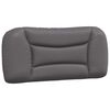 vidaXL Cadre de lit avec LED sans matelas Hvar gris 90x190 cm