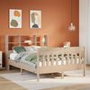 vidaXL Cadre de lit sans matelas 140x200 cm bois massif de pin
