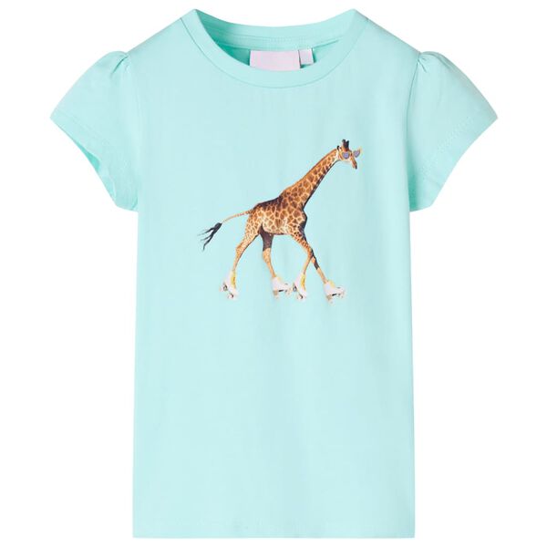 T-shirt pour enfants aqua clair 104