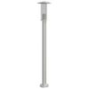 vidaXL Lampadaire d'ext&eacute;rieur argent&eacute; 100 cm acier inoxydable