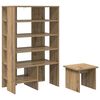vidaXL Cabinet &agrave; chaussures 2 pc 62 x 35 x 100 cm Bois d'ing&eacute;nierie