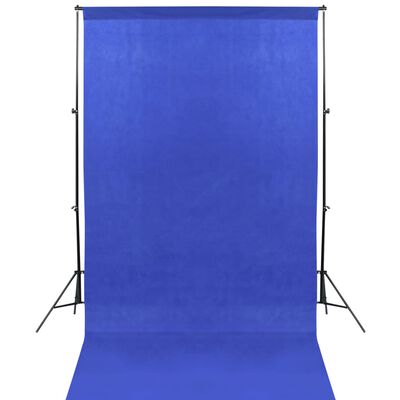 vidaXL Kit de studio avec 13 toiles de fond 1,6x5 m Acier Noir