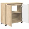 vidaXL Armoire de lavabo de salle de bain Ch&ecirc;ne Sonoma 60 x 30 x 60 cm