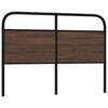 vidaXL T&ecirc;te de lit de remplacement ch&ecirc;ne marron 135 cm