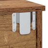 vidaXL Table de chevet 2 pcs Bois ancien 40 x 31 x 15 cm