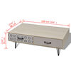 vidaXL Table basse 100x60x35 cm beige
