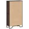 vidaXL Biblioth&egrave;que ch&ecirc;ne marron 80x31x137,5 cm bois d'ing&eacute;nierie
