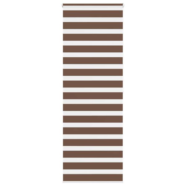 vidaXL Store z&egrave;bre marron 85x200 cm largeur du tissu 80,9 cm polyester
