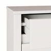 vidaXL Cabinet de chevet avec tiroir Drammen Blanc 45 x 35 x 56 cm