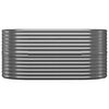 vidaXL Lit sur&eacute;lev&eacute; de jardin Acier galvanis&eacute; Anthracite