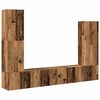 vidaXL Ensemble de meuble TV mural 4 pcs vieux bois bois d'ing&eacute;nierie
