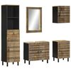 vidaXL Ensemble de meubles de salle de bain 5 pcs bois manguier massif