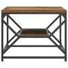 vidaXL Table basse Bois Ancien 51 x 50 x 40 cm