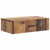 vidaXL Table d'appoint murale Bois ancien 59 x 34,5 x 17 cm