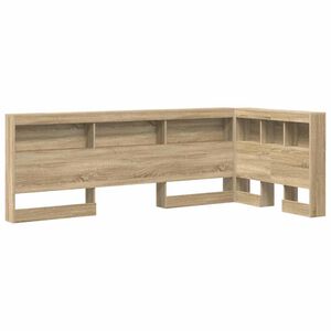 vidaXL T&ecirc;te de lit de rangement Ch&ecirc;ne Sonoma 80 cm Bois d'ing&eacute;nierie