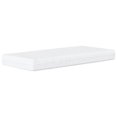 vidaXL Lit avec matelas gris 80x200 cm similicuir