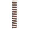 vidaXL Store z&egrave;bre marron 45x230 cm largeur du tissu 40,9 cm polyester