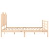 vidaXL Cadre de lit sans matelas 160x200 cm bois massif