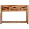 vidaXL Table console 110x35x75 cm bois massif d'acacia