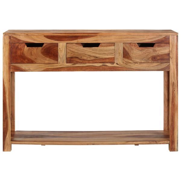 vidaXL Table console 110x35x75 cm bois massif d'acacia