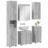 vidaXL Ensemble de mobilier de salle de bain TULUM Gris Sonoma