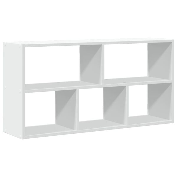 vidaXL &Eacute;tag&egrave;re murale blanc 100x25x50 cm bois d'ing&eacute;nierie