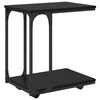 vidaXL Table d'appoint Ch&ecirc;ne noir 50 x 35 x 55,5 cm Bois d'ing&eacute;nierie