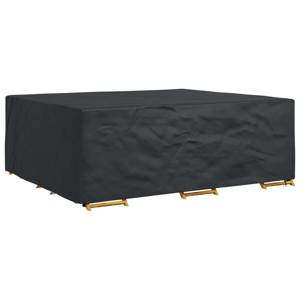 vidaXL Housse pour meubles Uni Noir 300 x 250 x 70 cm 420D