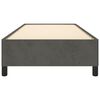vidaXL Cadre de lit sans matelas gris fonc&eacute; 90x190 cm velours
