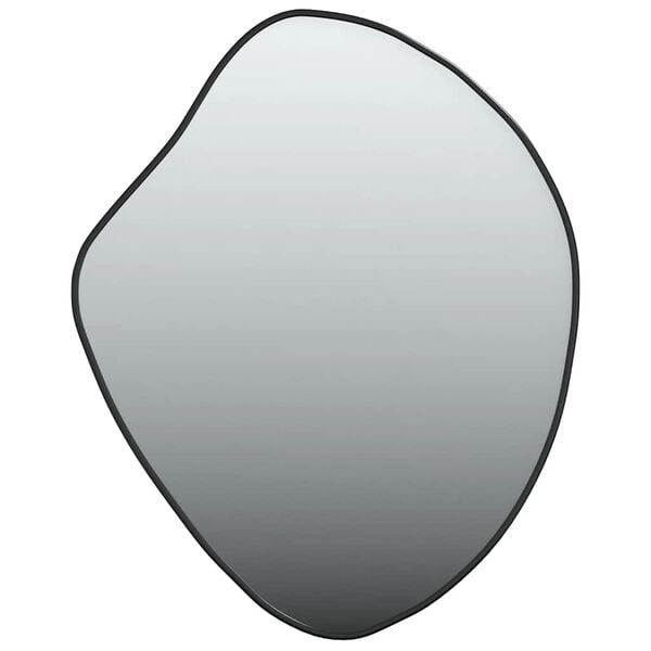 vidaXL Miroir mural Noir 50x40 cm