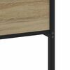 vidaXL Cadre de lit sans matelas ch&ecirc;ne sonoma 90x200 cm