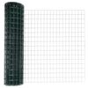 vidaXL Cl&ocirc;ture Euro Vert 1,2 x 10 m Fer rev&ecirc;tu de PVC