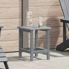 vidaXL Table d'appoint Gris clair 38 x 38 x 46 cm Poly&eacute;thyl&egrave;ne