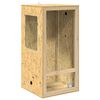 vidaXL Terrarium Marron 50 x 50 x 130 cm OSB