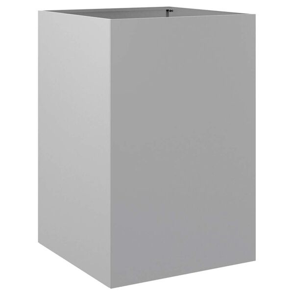 vidaXL Jardini&egrave;re argent&eacute; 52x48x75 cm acier galvanis&eacute;