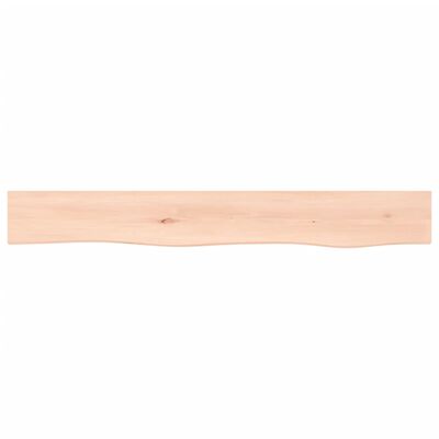 vidaXL Étagère murale 80x10x2 cm bois de chêne massif non traité