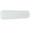 vidaXL Bordures de pelouse 30 pcs Argent&eacute; 100 x 25 x 0,07 cm