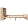 vidaXL Lit biblioth&egrave;que sans matelas 150x200 cm bois massif de pin